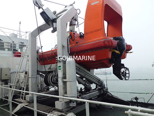 IACS Approved SOLAS 30KN Electric, Hydraulic "A" Type Davit For Fast Rescue Boat