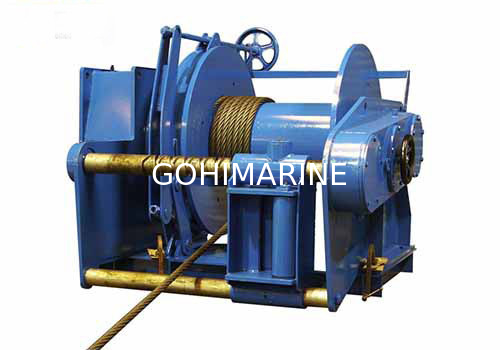 IACS Approved 10T-150T Marine Single Drum, Double Drum Hydraulic Winch