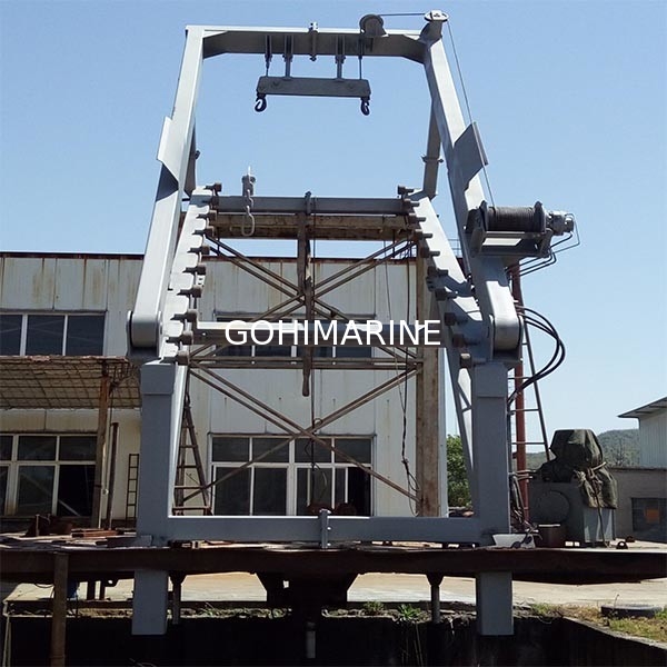 IACS Approved SOLAS Standard Free Fall Lifeboat Launching Appliance Davit