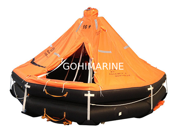 CCS, EC, RMRS, KR Approved SOLAS 12-35 Persons Davit Launched Type Rubber Inflatable Liferaft
