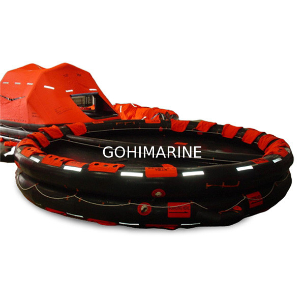 CCS, DNV-GL, EC, MED Approved SOLAS 6-152 Persons Open Reversible Inflatable Liferaft