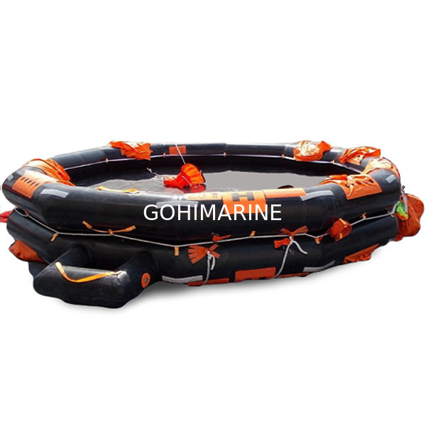 CCS, DNV-GL, EC, MED Approved SOLAS 6-152 Persons Open Reversible Inflatable Liferaft