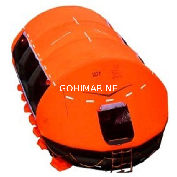 CCS, DNV-GL, EC, MED Approved SOLAS 6-125 Persons Self Righting Inflatable Life Raft