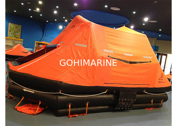 CCS, DNV-GL, EC, MED Approved SOLAS 6-125 Persons Self Righting Inflatable Life Raft