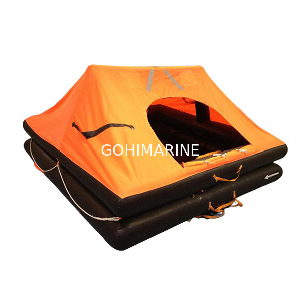 CCS, DNV-GL, BV Approved ISO9650 Standard 4-12 Persons Valise Bag Small Leisure Life Raft